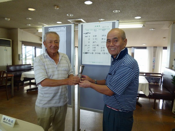 佐藤和利さん　グロス76の好スコアで優勝！