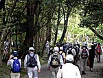 秋篠寺の南門を入る