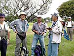 平城京資料館前の梅林で休憩