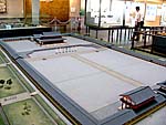 平城京址の模型