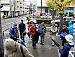 修学院駅で解散