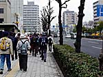 谷町筋を行く
