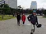 大阪城公園に到着