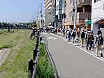 仁川沿いに