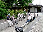 植物園で小休止