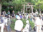朝霧橋横で解散