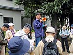 高濱さんから、コースの概要と注意事項の説明