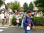 高濱リーダ先頭に10時20分頃出発