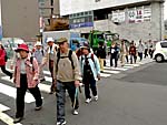 千代原口交差点を北西に向かう