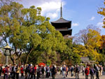 五重の塔前で解散