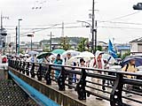 右岸に渡る