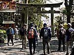 諸羽神社で解散