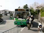 高槻市営バス「上の口」で下車
