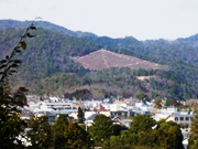 船岡山から見られる「船形」