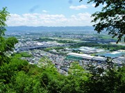天王山展望台からの景観