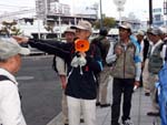 野田阪神前で「一次解散」