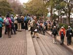 「大阪南港野鳥園」正門を出て一時休憩