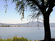 近江大橋と比叡山