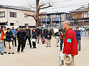 山内新会長があいさつ
