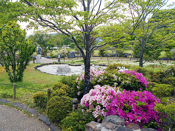 城跡公園の庭園
