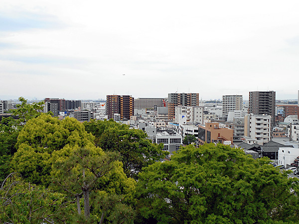 池田市街の展望
