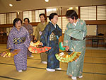 日本舞踊の練習風景